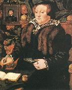 EWORTH, Hans Portrait of Lady Dacre fg oil on canvas